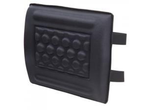 GEL Back Support Pad - SY-ACC65071 - Back Support with Materials (Gel + HR foam + Lycra), Reduce Pressure Points, 13"x12"x2.75", Black Color