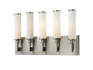 Z-Lite Savannah 5 Light Vanity, Brushed Nickel - 412-5V