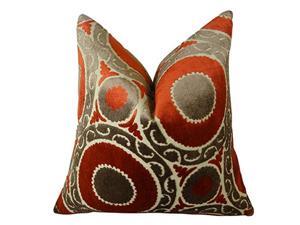 Plutus Pomegranate Handmade Throw Pillow, (Double sided 20" x 36" King) Plutus Pomegranate Handmade Throw Pillow, (Double sided 20" x 36" King)