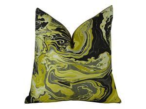 Plutus Medici Marble Ink Handmade Throw Pillow, (20" x 36" King) Plutus Medici Marble Ink Handmade Throw Pillow, (20" x 36" King)
