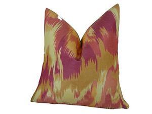 Plutus Olavanna Ikat Handmade Throw Pillow, (26" x 26") Plutus Olavanna Ikat Handmade Throw Pillow, (26" x 26")