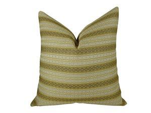 Plutus Full Stripe Handmade Throw Pillow, (Double sided 24" x 24") Plutus Full Stripe Handmade Throw Pillow, (Double sided 24" x 24")