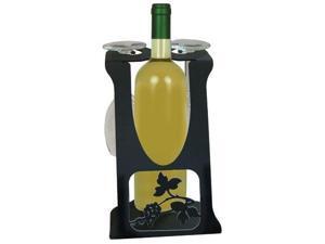 Village Wrought Iron WRC-C-157 Wine Holder Grapevine Desig Village Wrought Iron WRC-C-157 Wine Holder Grapevine Desig