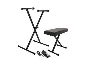 Keyboard Stand/Bench Pak with KSP100 Sustain Pedal Keyboard Stand/Bench Pak with KSP100 Sustain Pedal