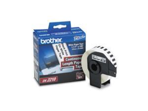 BROTHER DK2210 TAPE WHITE PAPER 1.1" X 100', 100' yield BROTHER DK2210 TAPE WHITE PAPER 1.1" X 100', 100' yield