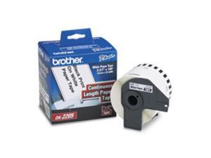 BROTHER DK2205 TAPE WHITE PAPER 2.4" X 100', 100' yield BROTHER DK2205 TAPE WHITE PAPER 2.4" X 100', 100' yield