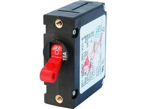 Blue Sea 7209 AC / DC Single Pole Magnetic World Circuit Breaker - 15 Amp Blue Sea 7209 AC / DC Single Pole Magnetic World Circuit Breaker - 15 Amp