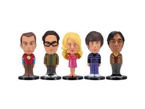 Funko Big Bang Theory: Mini Wacky Wobbler Set, 5 Pieces Funko Big Bang Theory: Mini Wacky Wobbler Set, 5 Pieces