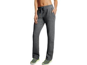 Champion Women's Fleece Open Bottom Pants Size M Champion Women's Fleece Open Bottom Pants Size M