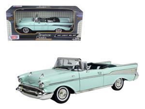 1957 Chevrolet Bel Air Convertible Blue 1/18 Diecast Model Car by MOTORMAX 1957 Chevrolet Bel Air Convertible Blue 1/18 Diecast Model Car by MOTORMAX