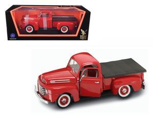 1948 Ford F1 Pickup Truck Red 1/18 Diecast Model Car by Road View 1948 Ford F1 Pickup Truck Red 1/18 Diecast Model Car by Road View