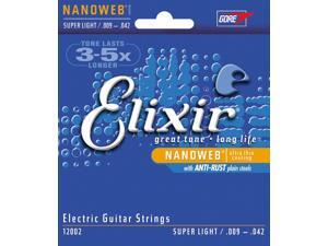 Elixir 12002 Super Lt NanoWeb El Guitar Strings 9-42 Elixir 12002 Super Lt NanoWeb El Guitar Strings 9-42