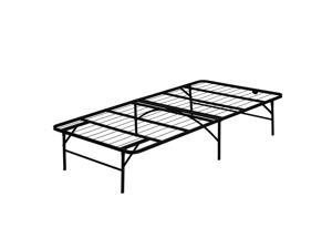 Furinno Angeland Mattress Foundation Platform Metal Bed Frame, Twin, FB001T Furinno Angeland Mattress Foundation Platform Metal Bed Frame, Twin, FB001T