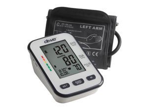 Drive Medical Automatic Deluxe Blood Pressure Monitor, White, Upper Arm