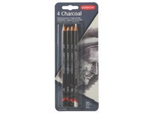 Derwent Charcoal Pencils, Pack, 4 Count (39000) Derwent Charcoal Pencils, Pack, 4 Count (39000)