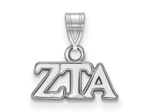 Sterling Silver LogoArt Zeta Tau Alpha Small Pendant