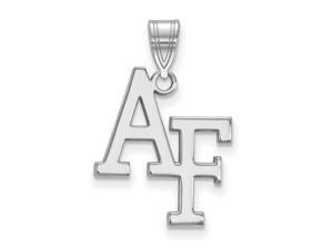 Sterling Silver LogoArt United States Air Force Academy Large Pendant Sterling Silver LogoArt United States Air Force Academy Large Pendant