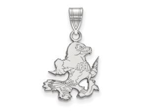 Sterling Silver LogoArt United States Air Force Academy Medium Pendant Sterling Silver LogoArt United States Air Force Academy Medium Pendant