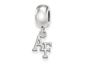 Sterling Silver LogoArt United States Air Force Academy XS Dangle Bead Sterling Silver LogoArt United States Air Force Academy XS Dangle Bead