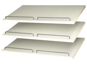 Shoe Shelf 3pk Wht By Easy Track Shoe Shelf 3pk Wht By Easy Track