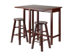 Lynnwood Drop Leaf Island Table with 2 Square Legs Stool Walnut 94394-VV By Ergode Lynnwood Drop Leaf Island Table with 2 Square Legs Stool Walnut 94394-VV By Ergode