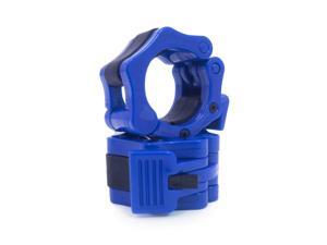 ProSource Olympic Barbell Clamp Collars Quick Release Pair of 2-inch Durable Barbell Clips for Weightlifting, Powerlifting, Crossfit and Strength Training, Blue ProSource Olympic Barbell Clamp Collars Quick Release Pair of 2-inch Durable Barbell Clips for Weightlifting, Powerlifting, Crossfit and Strength Training, Blue