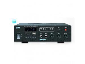 Bluetooth Public Address Amplifier - Compact PA Speaker & Microphone Receiver System with (2) Mic Inputs, MP3/USB/SD Readers, FM Radio (300 Watt) Bluetooth Public Address Amplifier - Compact PA Speaker & Microphone Receiver System with (2) Mic Inputs, MP3/USB/SD Readers, FM Radio (300 Watt)