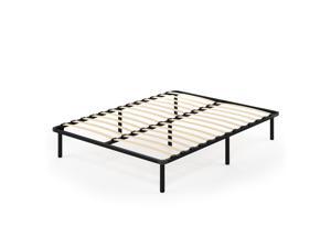 Furinno Angeland Cannet Metal Platform Bed Frame with Wooden Slats, Queen Furinno Angeland Cannet Metal Platform Bed Frame with Wooden Slats, Queen