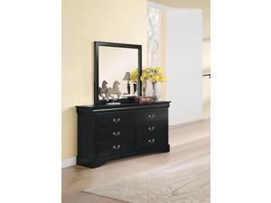 Louis Philippe III - Dresser Black Louis Philippe III - Dresser Black