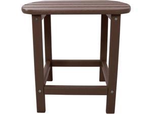 All-Weather Side Table - Mahogany