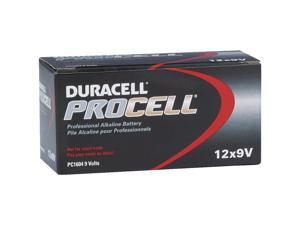 Duracell Procell Alkaline Batteries 9V 12/Box PC1604BKD Duracell Procell Alkaline Batteries 9V 12/Box PC1604BKD