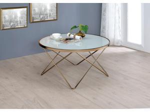 Valora - Coffee Table Champagne & Frosted Glass