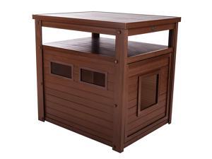 New Age Pet Jumbo LitterLoo Litter Box Cover/End Table - Russet New Age Pet Jumbo LitterLoo Litter Box Cover/End Table - Russet