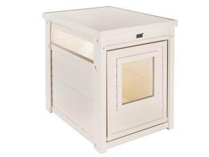 New Age Pet LitterLoo Litter Box Cover/End Table - Antique White New Age Pet LitterLoo Litter Box Cover/End Table - Antique White