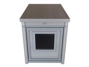 New Age Pet Jumbo LitterLoo Litter Box Cover/End Table - Grey New Age Pet Jumbo LitterLoo Litter Box Cover/End Table - Grey