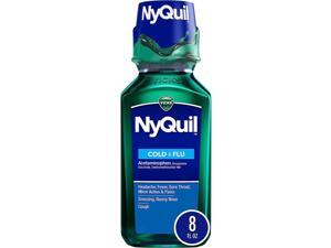 Vicks NyQuil Cold & Flu Nighttime Relief Liquid - 8 oz Vicks NyQuil Cold & Flu Nighttime Relief Liquid - 8 oz