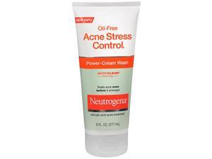 Neutrogena Oil-Free Acne Stress Control Power-Cream Wash - 6 oz