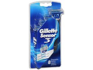 Gillette Sensor3 Disposable Razors Mens  8 ct