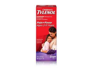 Tylenol Children's Oral Suspension Grape Splash Flavor - 4 oz Tylenol Children's Oral Suspension Grape Splash Flavor - 4 oz