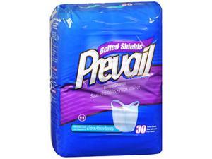 Prevail Extra Absorbency Belted Shields - 4 pks of 30