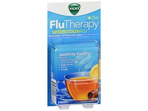 Vicks FluTherapy Severe Cold & Flu Day Packets Honey Lemon Flavor - 6 ct Vicks FluTherapy Severe Cold & Flu Day Packets Honey Lemon Flavor - 6 ct
