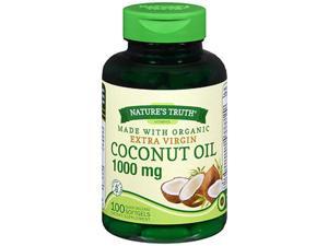 Nature's Truth Vitamins Coconut Oil 1000 mg - 100 Quick Release Softgels