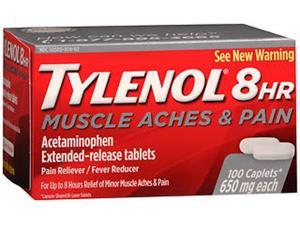 Tylenol 8HR Muscle Aches & Pain Extended-Release Tablets - 100 ct