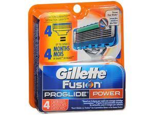 Gillette Fusion ProGlide Cartridges Power  4 Ct