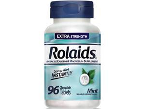 Rolaids Antacid/Dietary Supplement Chewable Tablets Mint - 96 ct