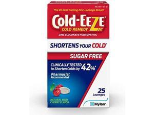 Cold-Eeze Lozenges Sugar Free Wild Cherry Flavor - 25 Ct.
