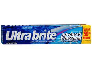 Ultra brite Advanced Whitening Toothpaste Clean Mint - 6 oz