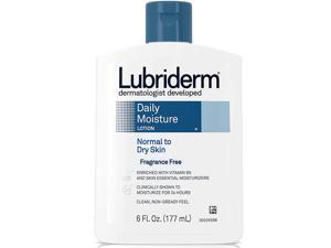 Lubriderm Daily Moisture Lotion Normal to Dry Skin Fragrance Free - 6 oz