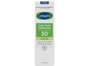 Cetaphil Daily Face Moisturizer Sunscreen SPF 50  17 oz