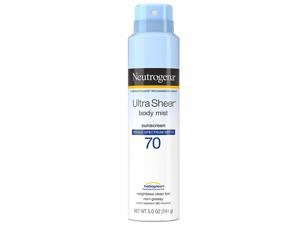 Neutrogena Ultra Sheer Body Mist Sunscreen SPF 70  5 oz